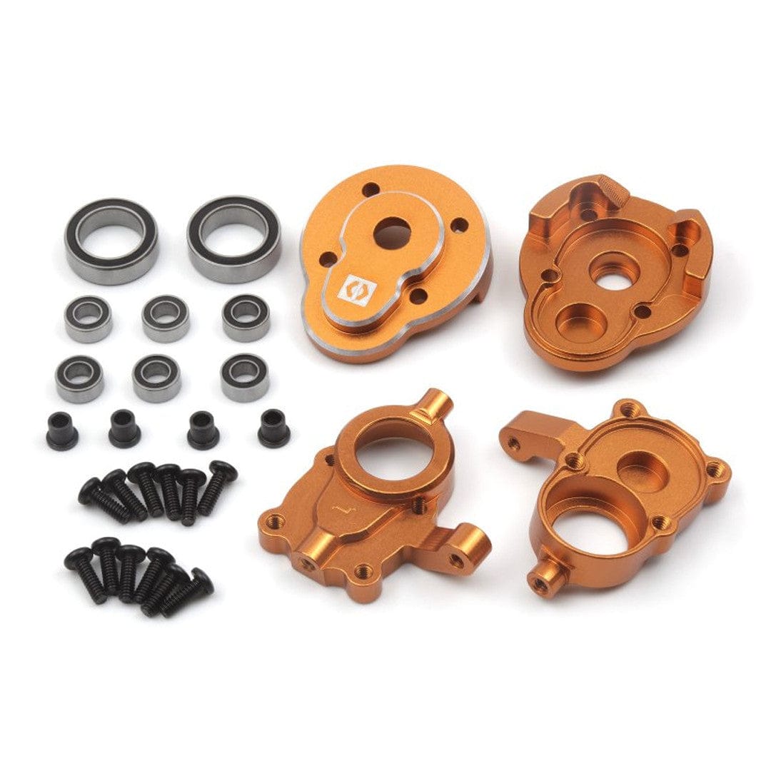 HPI 161160 Aluminum Portal Steering Spindle Set Orange