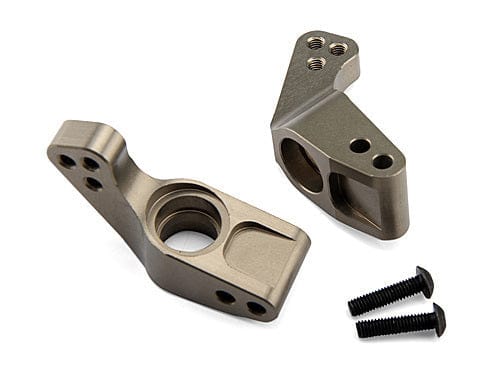 HPI 108021 Aluminum Rear Hub Carrier Set 0 Degree Hard Anodize