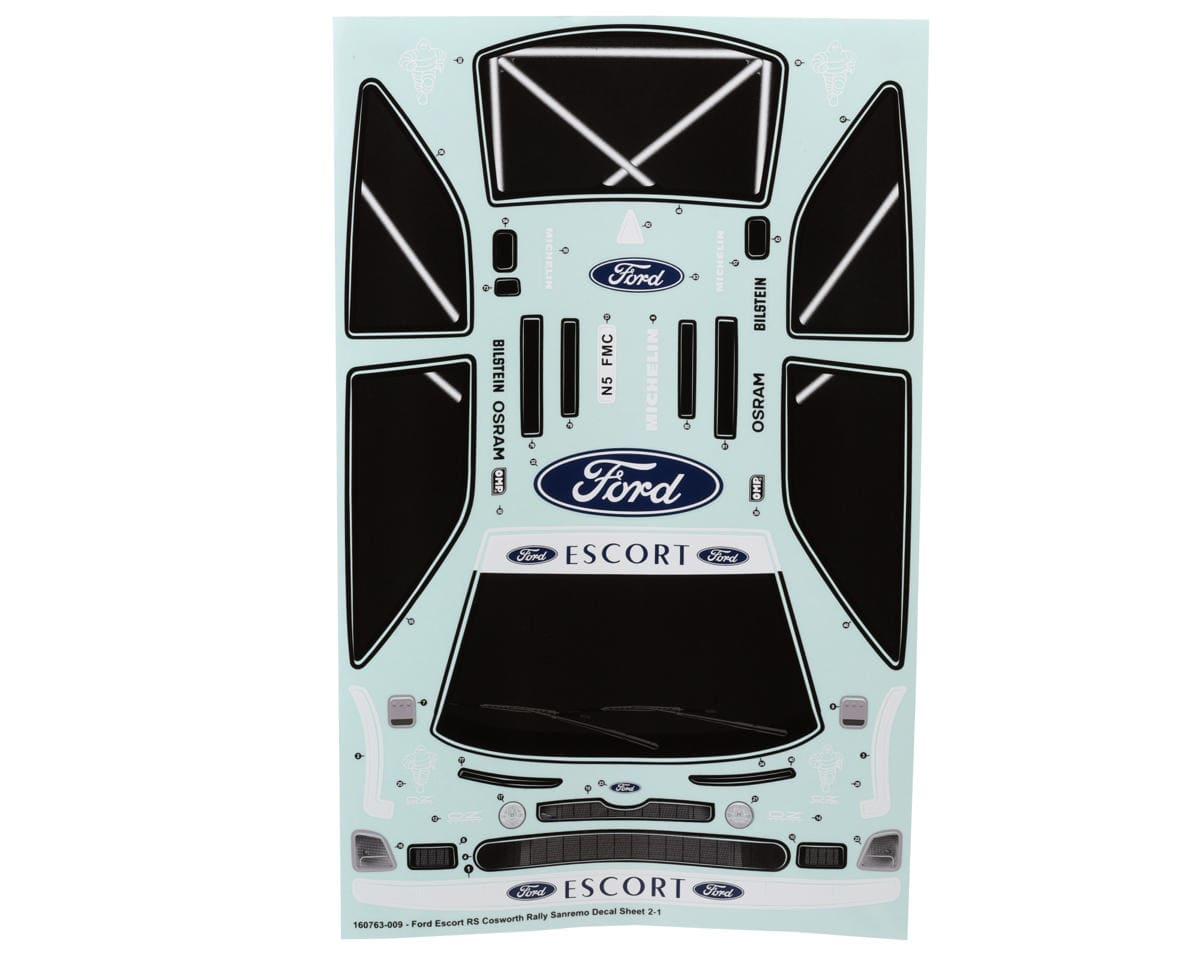 HPI Ford Escort RS Cosworth Clear Body (300mm)
