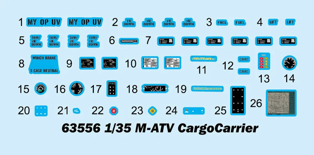 I Love Kit 1/35 M-ATV CargoCarrier Plastic Model Kit