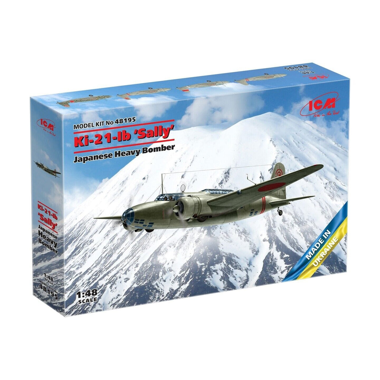 ICM 1/48 Ki-21-Ib Sally Japanese Heavy Bomber Plastic Model Kit
