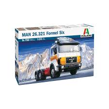 Italeri 0756 1/72 MAN 26.321 Formel Six Plastic Model Kit - Hobbytech Toys
