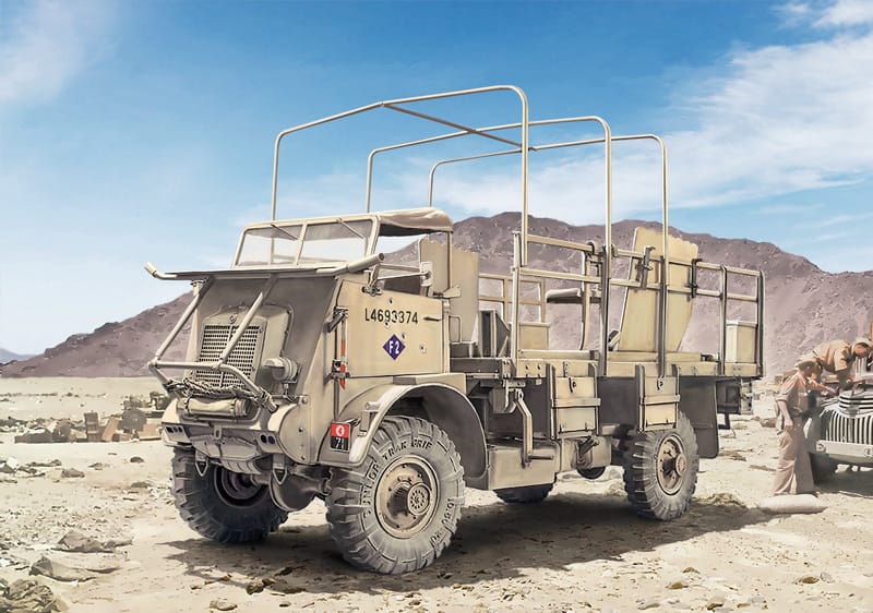 Italeri 1/35 Bedford QL Medium Truck model kit 0241