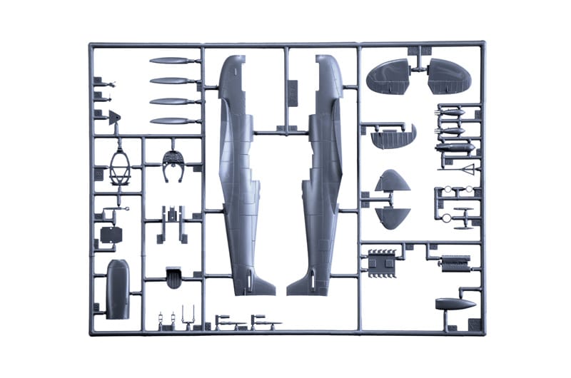 Italeri 1/48 Spitfire Mk. IX Aces Plastic Model Kit