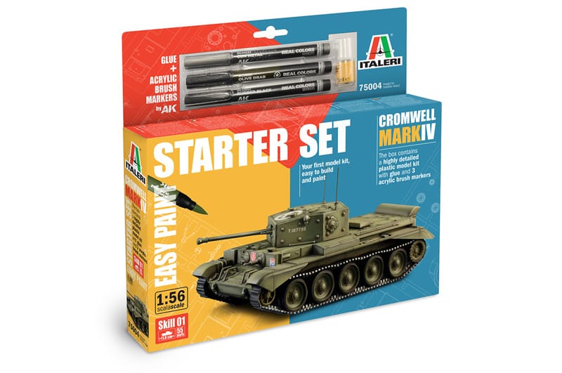 Italeri 1/56 Cromwell Mk. IV Starter Set 75004