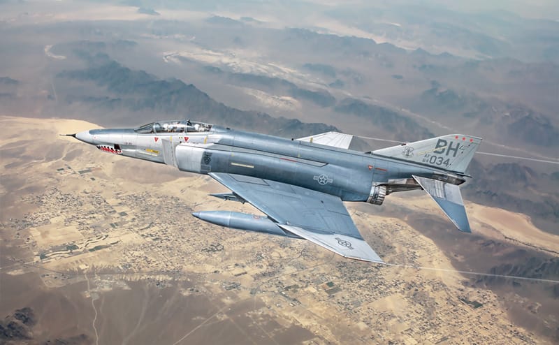 Italeri 1/72 RF-4C/E Phantom II Plastic Model Kit 1477