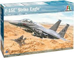 Italeri 2803S 1/48 F-15E Strike Eagle Plastic Model Kit - Hobbytech Toys