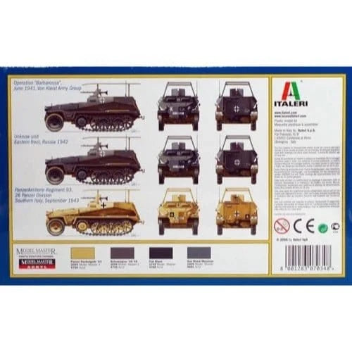 Italeri 7034 1/72 Sd.Kfz. 250/3 Plastic Model Kit - Hobbytech Toys