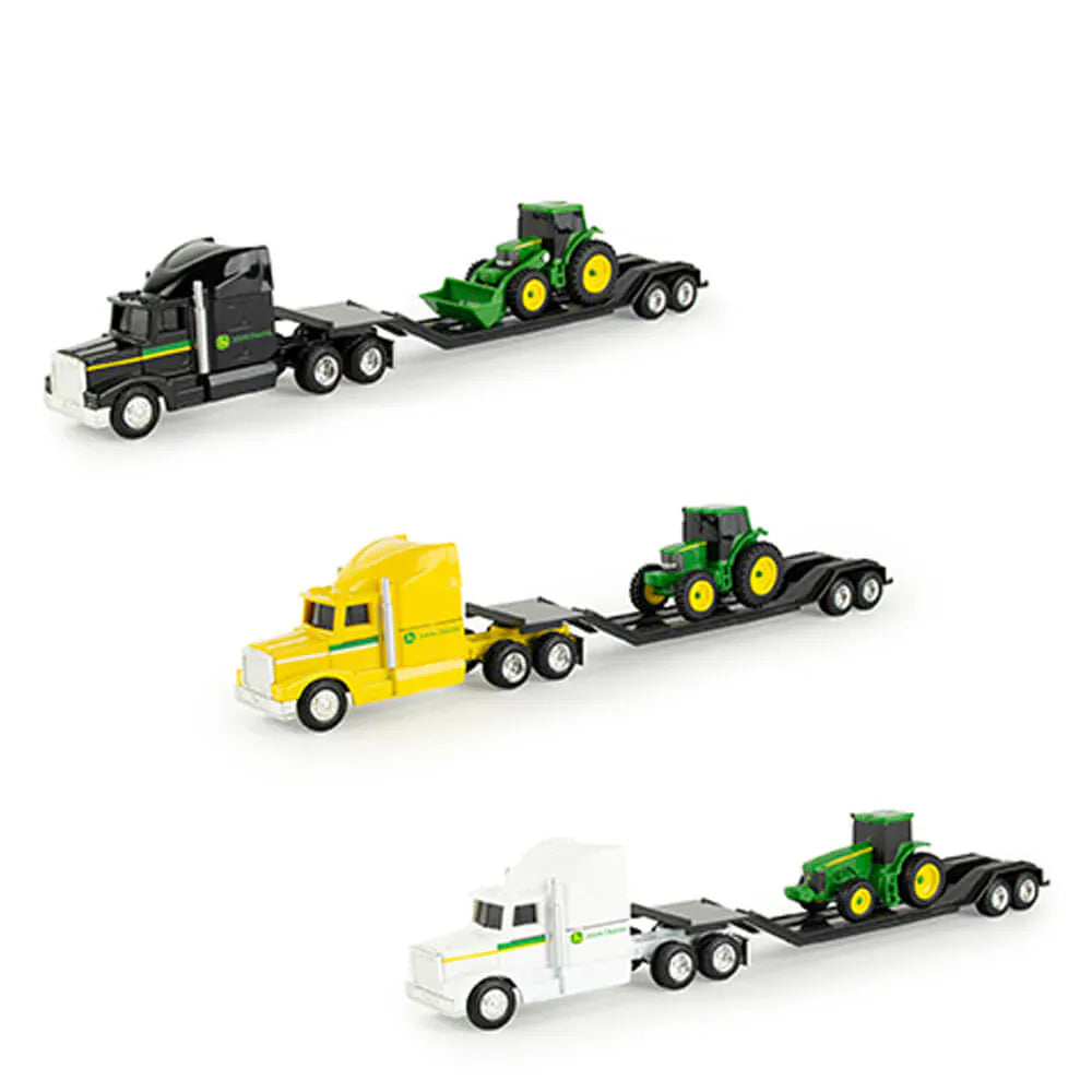 John Deere 1/64 Farm Semi Truck & Trailer - Assorted (1)