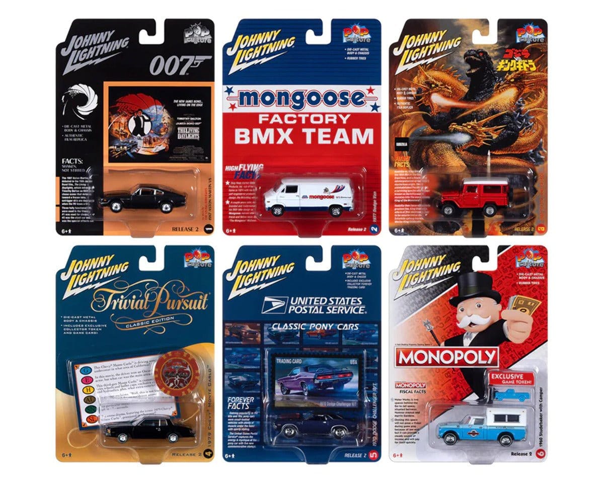 Johnny Lightning 1/64 Pop Culture 2023 Release 2 - Assorted (1) - Hobbytech Toys