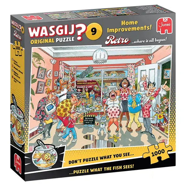 Jumbo 1000pc Wasgij Retro Original 9 Home Improvement Puzzle