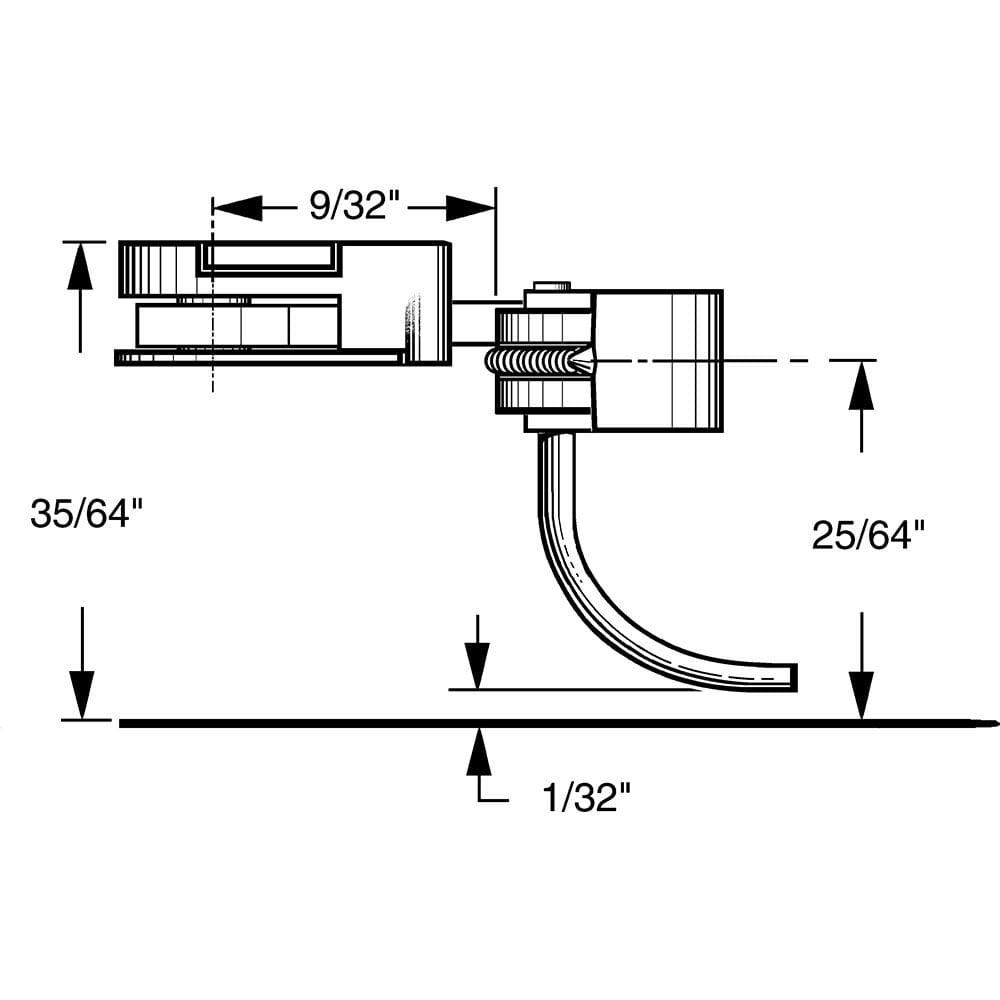 Kadee #32 HO Scale 30 - Series Plastic Couplers with Gearboxes - Medium (9/32") Overset Shank - Hobbytech Toys