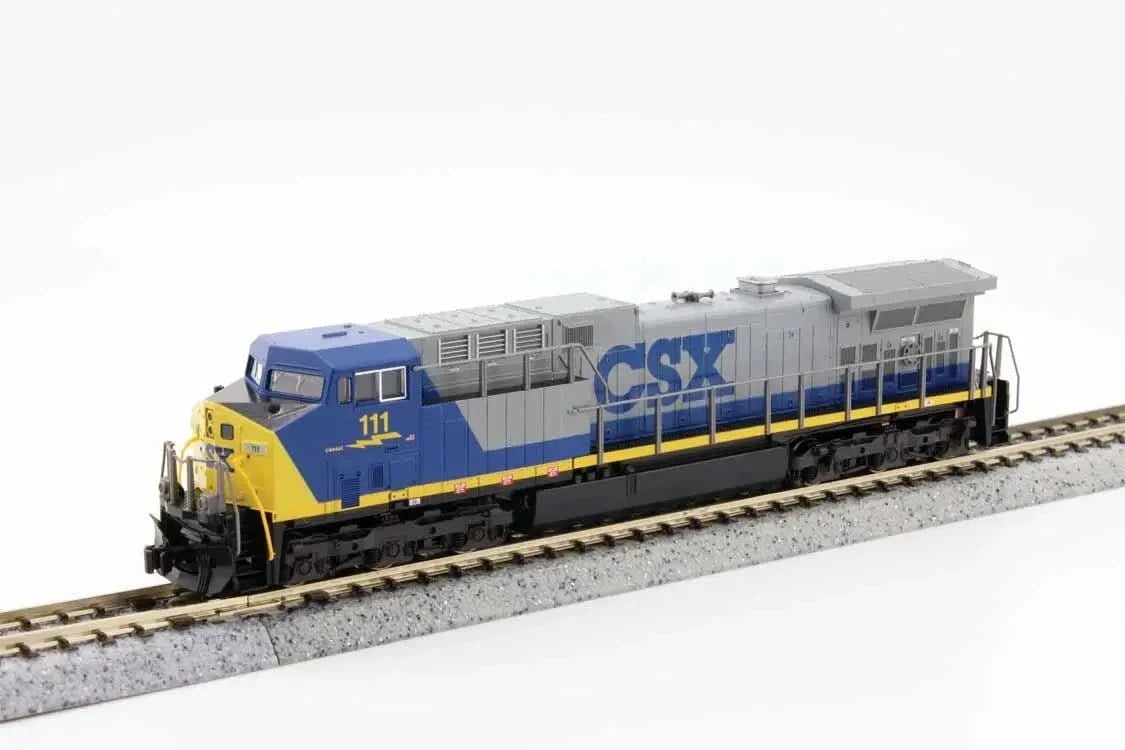 Kato N Scale GE AC4400CW Low Numberboards CSX 111 - DCC Fitted - Hobbytech Toys