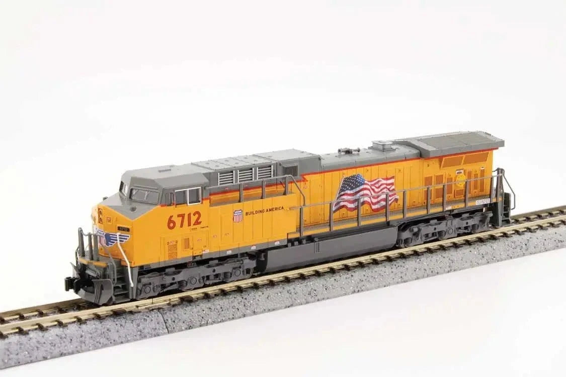 Kato N Scale GE AC4400CW Low Numberboards Union Pacific 6712 - DCC Fitted - Hobbytech Toys