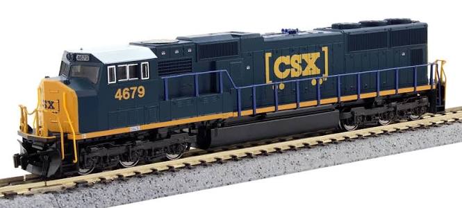 Kato N Scale SD70M Flat Radiator CSX #4679