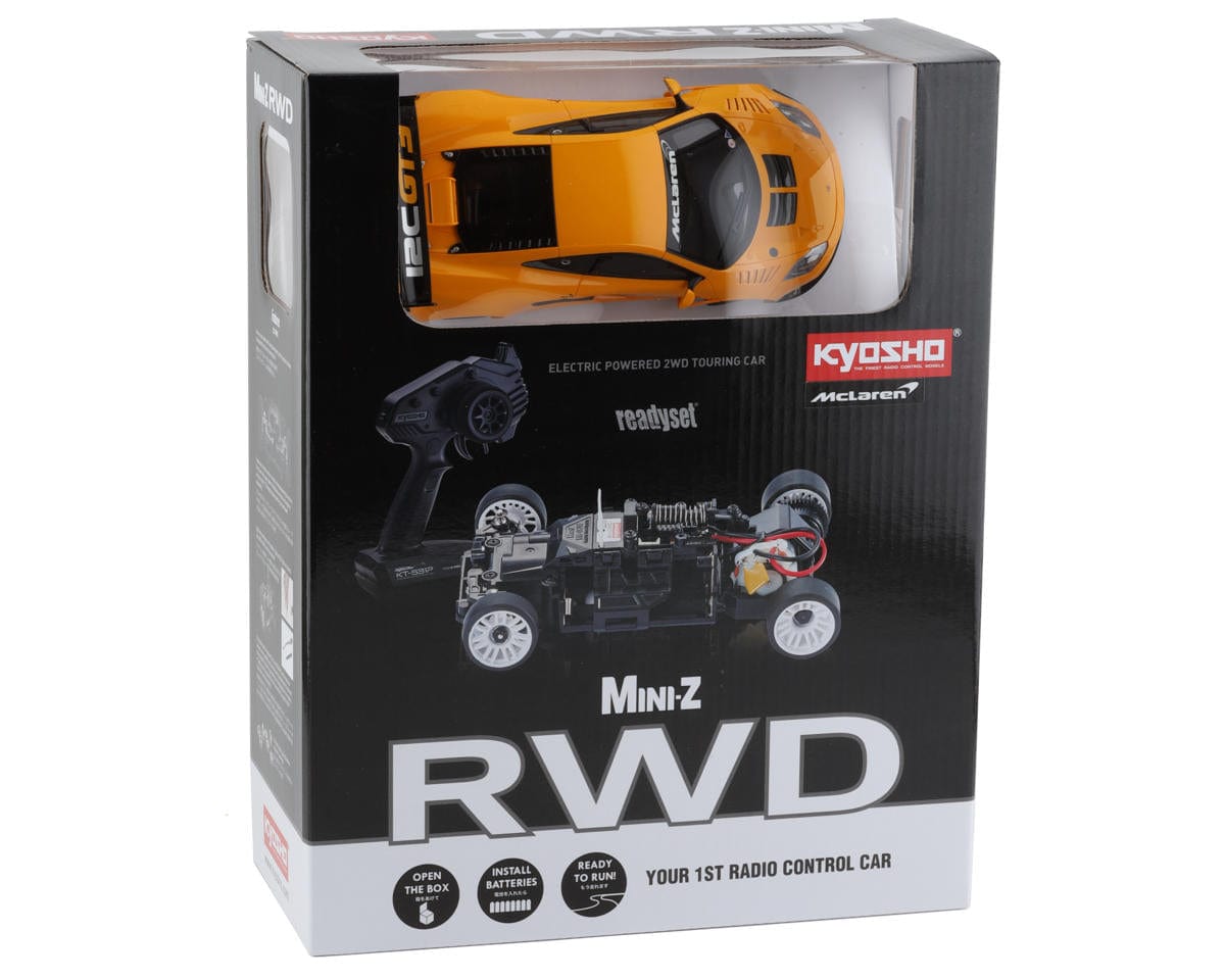 Kyosho 32343OR MINI-Z RWD MR-03 Readyset McLaren 12C GT3 2013 Orange - Hobbytech Toys