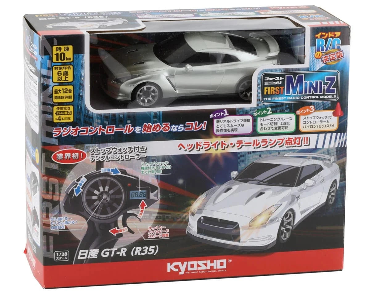 Kyosho First Mini-Z Nissan GT-R R35 Silver