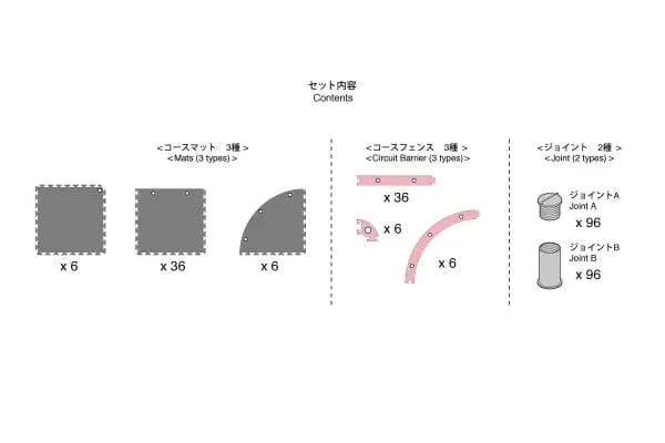 Kyosho Mini-Z Grand Prix Circuit 50 Short (48 mats)**