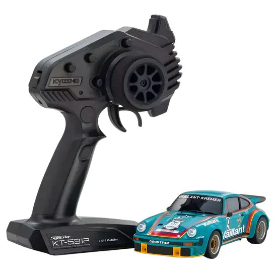 Kyosho Mini-Z Porsche 934 RSR Turbo 1976 Vaillant #9 RWD MR-04 Readyset