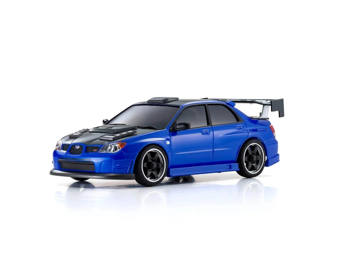 Kyosho Mini-Z Subaru Impreza WRX w/ GT Wing Blue AWD MA-020 Readyset