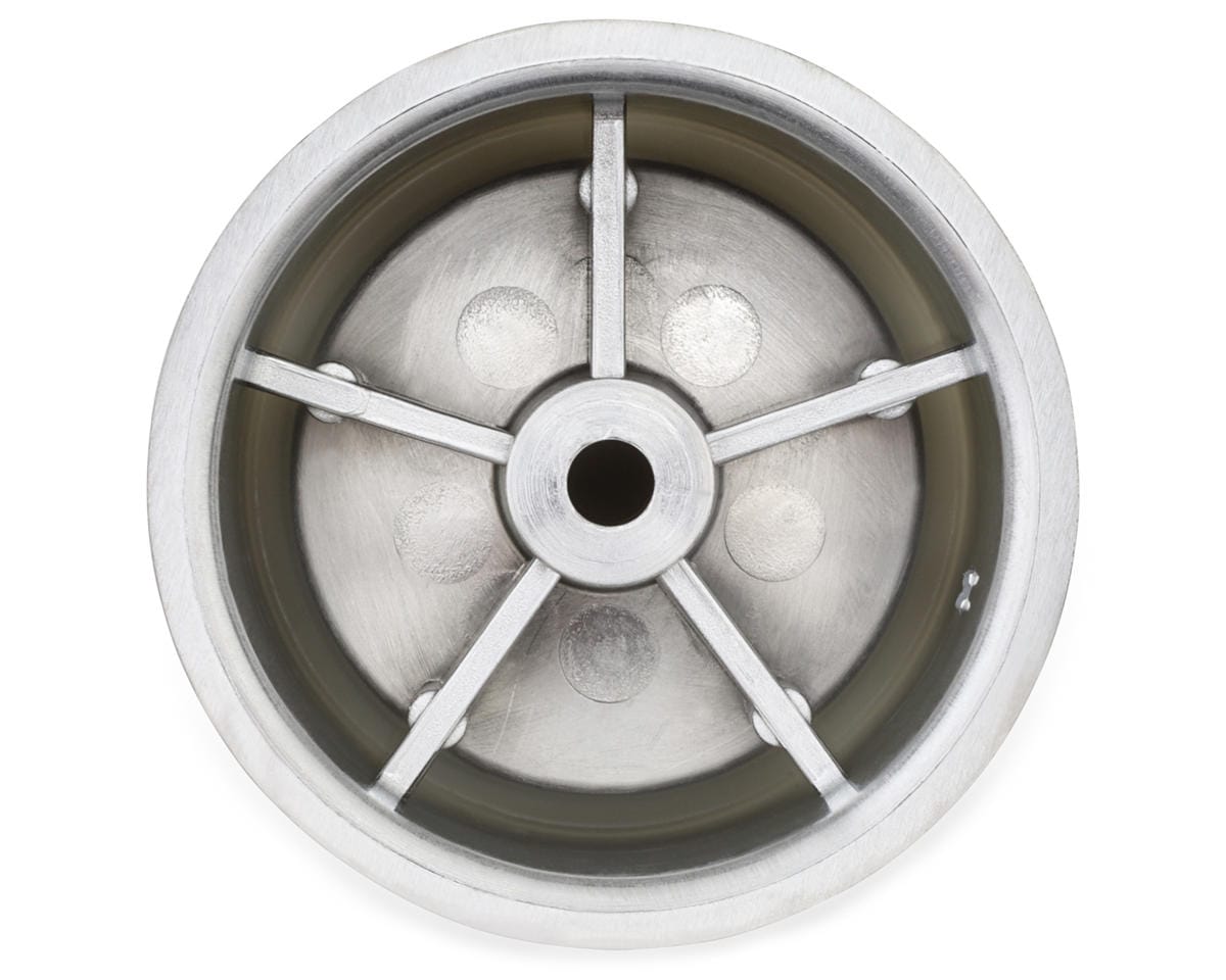 Kyosho Scorpion 2014 Rear Wheels (Satin Chrome) (2)