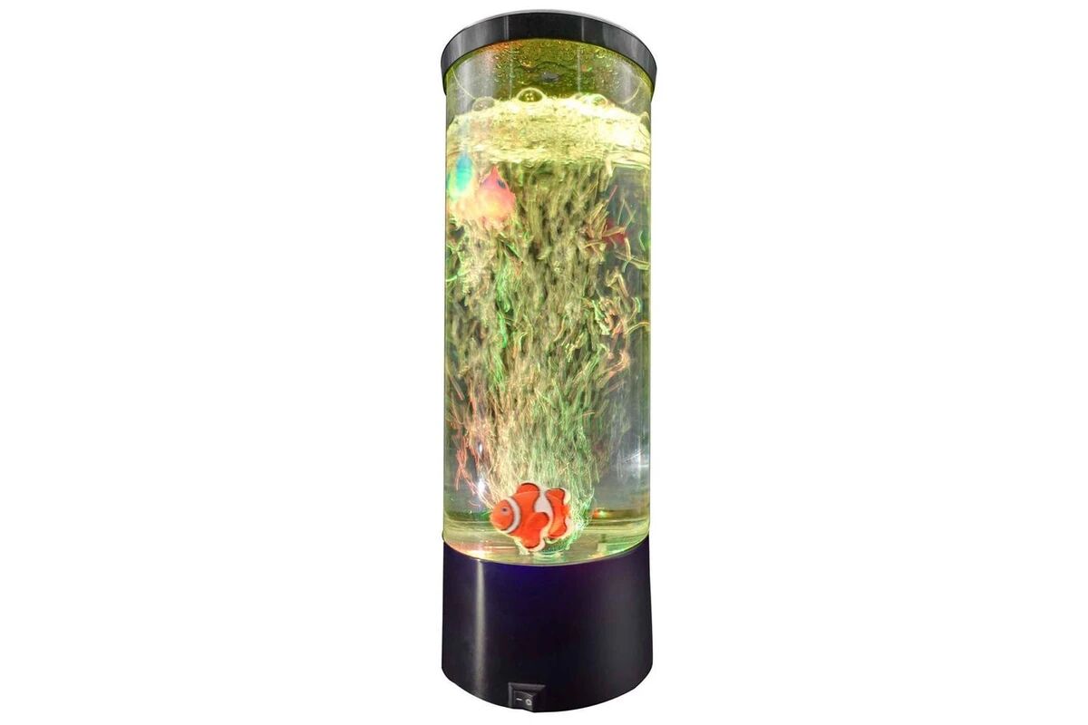 Landmark 29cm LED Bubble Fish Lamp - Assorted Colors (1)