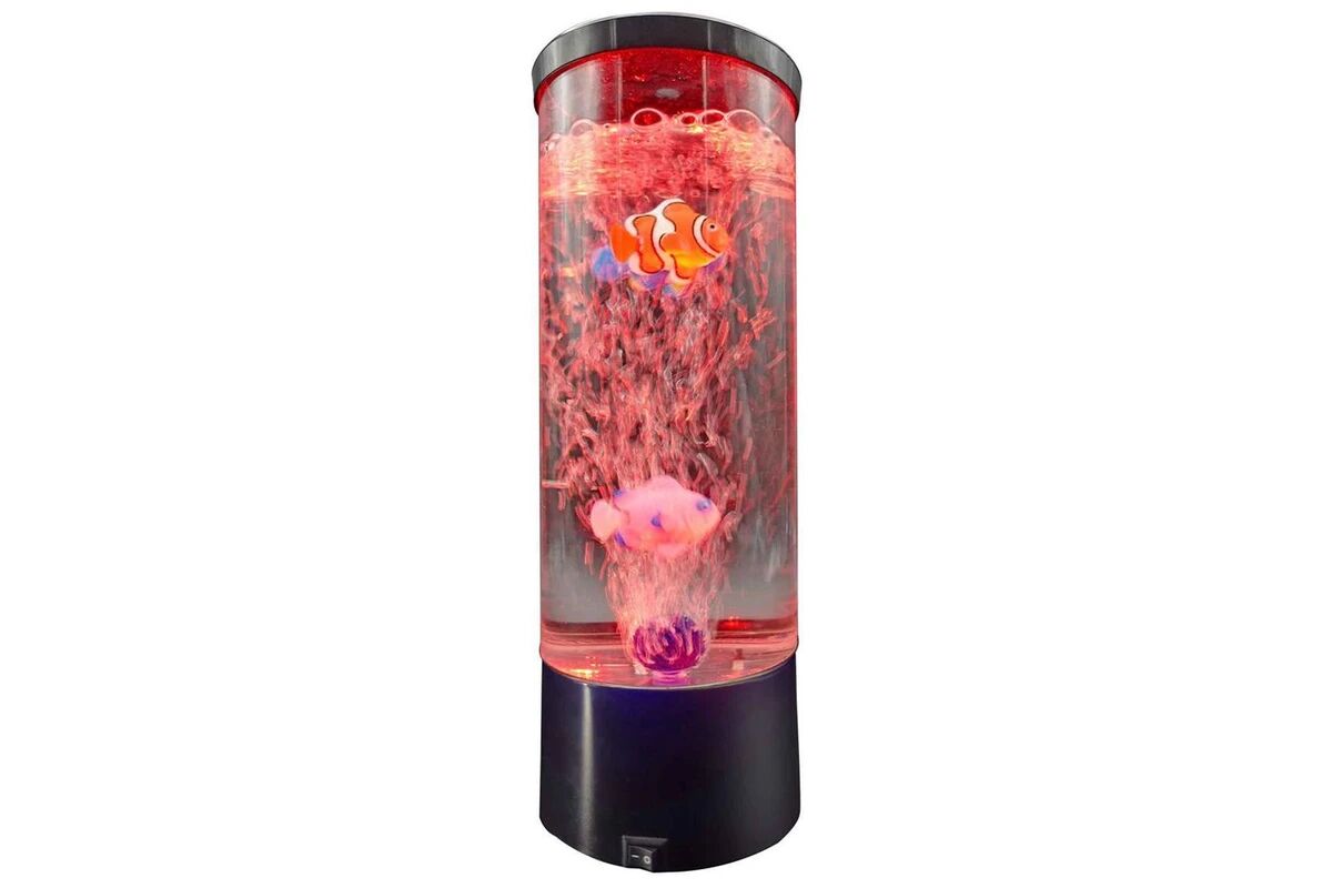 Landmark 29cm LED Bubble Fish Lamp - Assorted Colors (1)