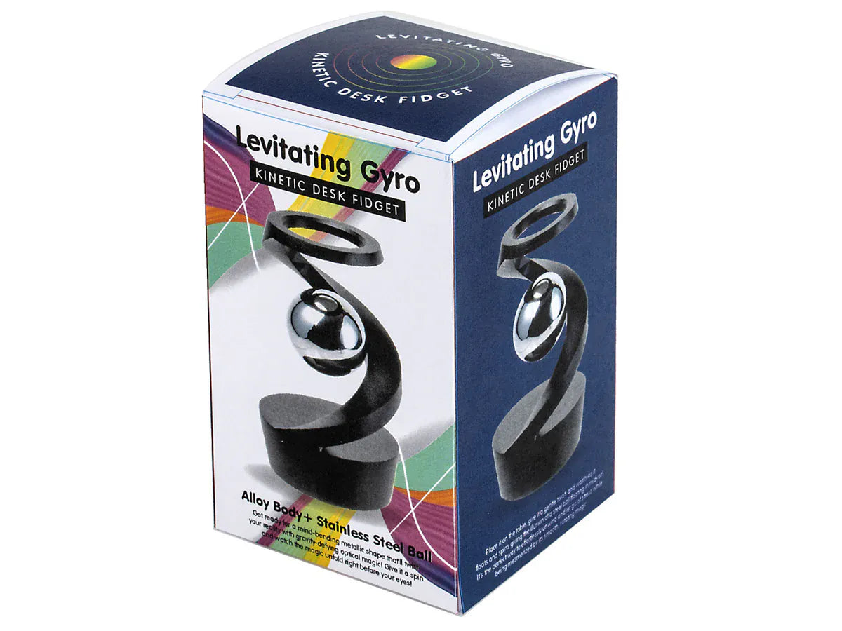 Landmark Desktop Levitating Gyro - Black Metal