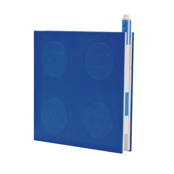 Lego Locking Notebook with Gel Pen - Blue
