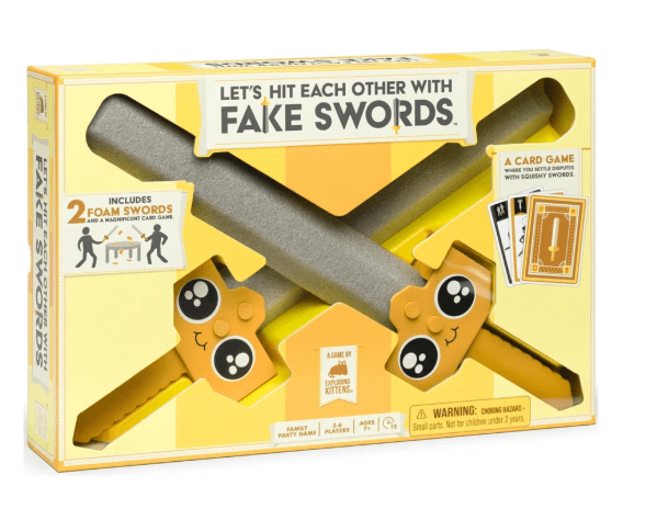 Lets Hit Each Other With Fake Swords by Exploding Kittens - Hobbytech Toys