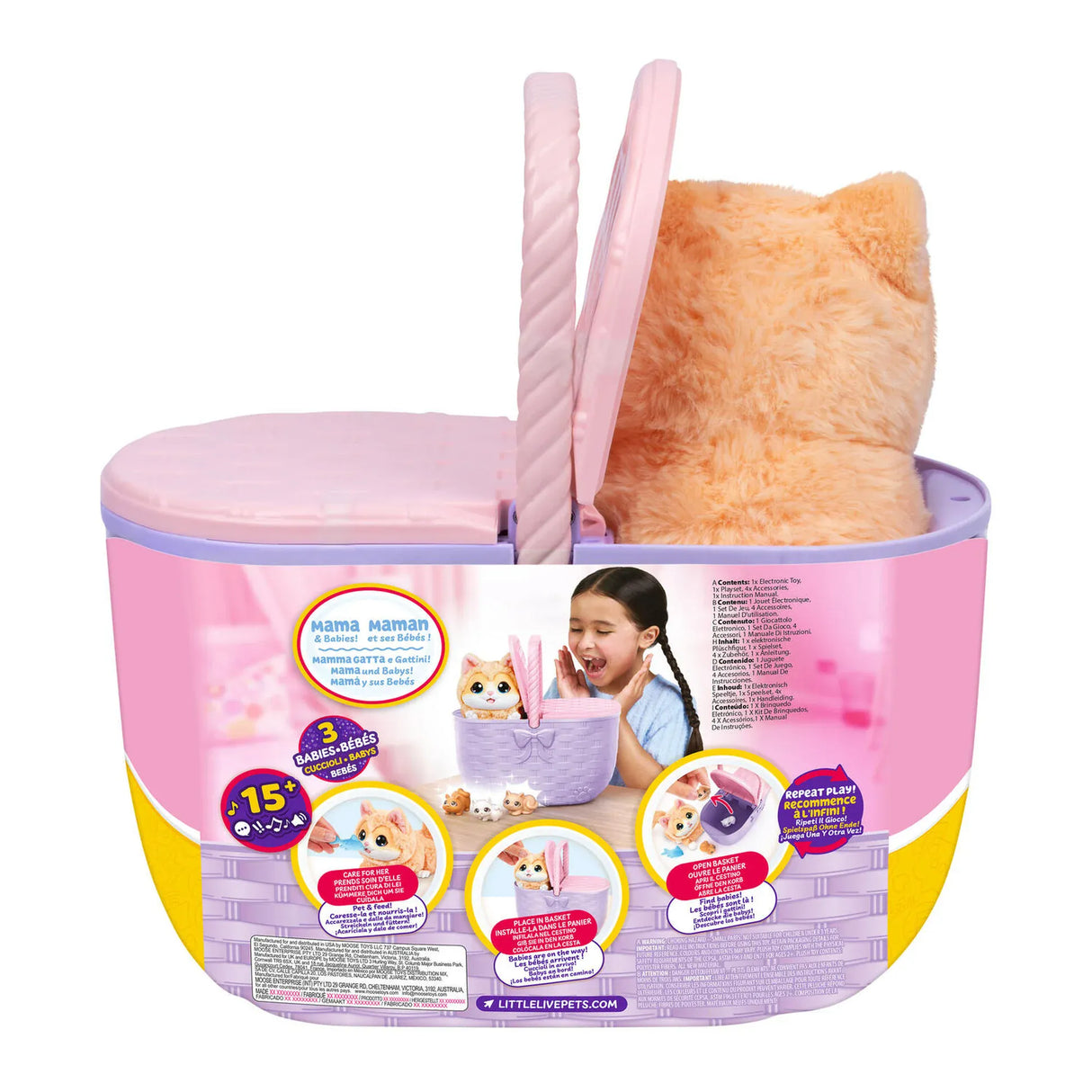 Little Live Pets Mama Surprise Kitty Playset
