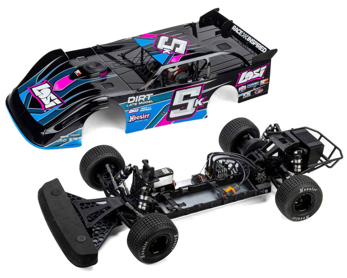 Losi 1/10 22S Dirt Late Model 2WD RTR Dirt Oval RC Car - Blue