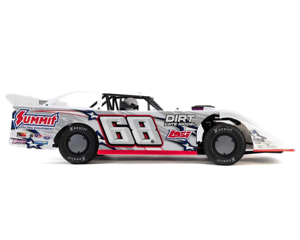 Losi 1/10 22S Dirt Late Model 2WD RTR Dirt Oval Summit Racing - White (Batt & Charger Included)