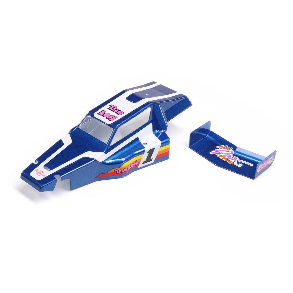 Losi LOS210028 Blue Body and Wing Mini JRX2