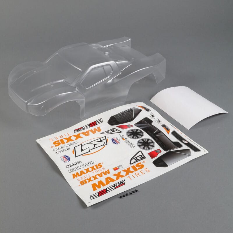 Losi LOS230056 Clear Body Set 22S SCT