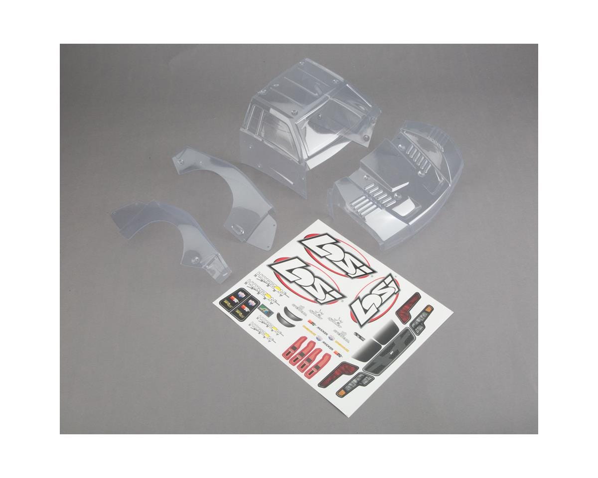Losi Body Set, Clear, Baja Rey LOS230009