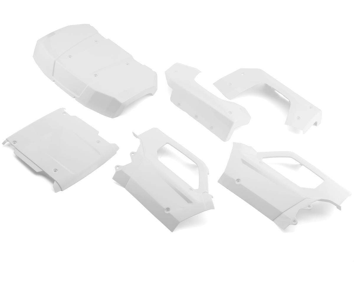 Losi Body Set, Complete, White, 5IVE-T 3.0 - genuine Losi product LOS-3662