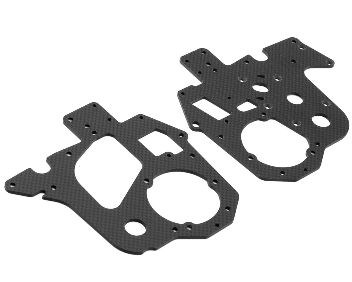 Losi Carbon Chassis Plate Set, ProMoto-MX/SM - genuine Losi product LOS361000