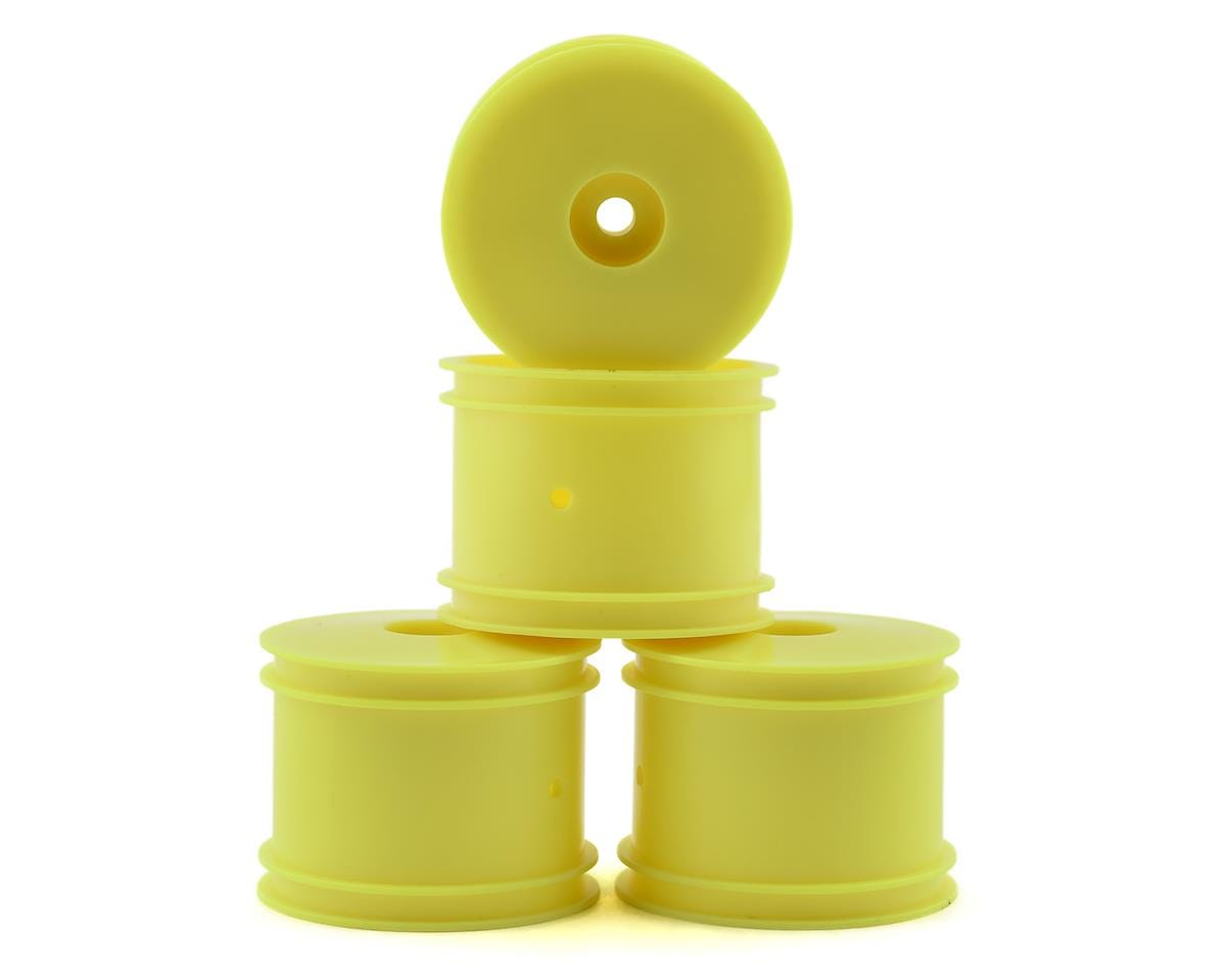 Losi Front and Rear Wheels, Yellow, 4pcs, Mini-T 2.0 LOS41011