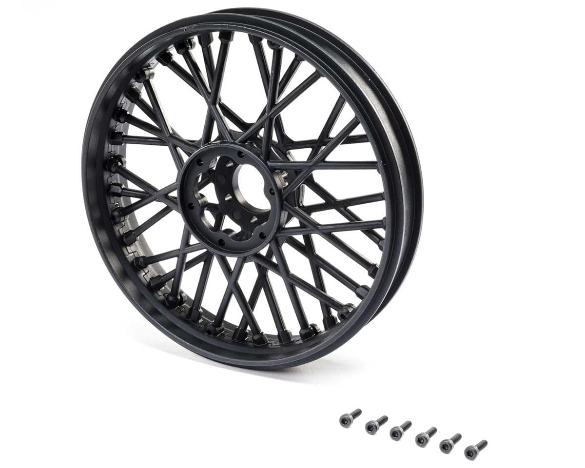 Losi Front Black Wheel Set, ProMoto-MX - genuine Losi product LOS46000