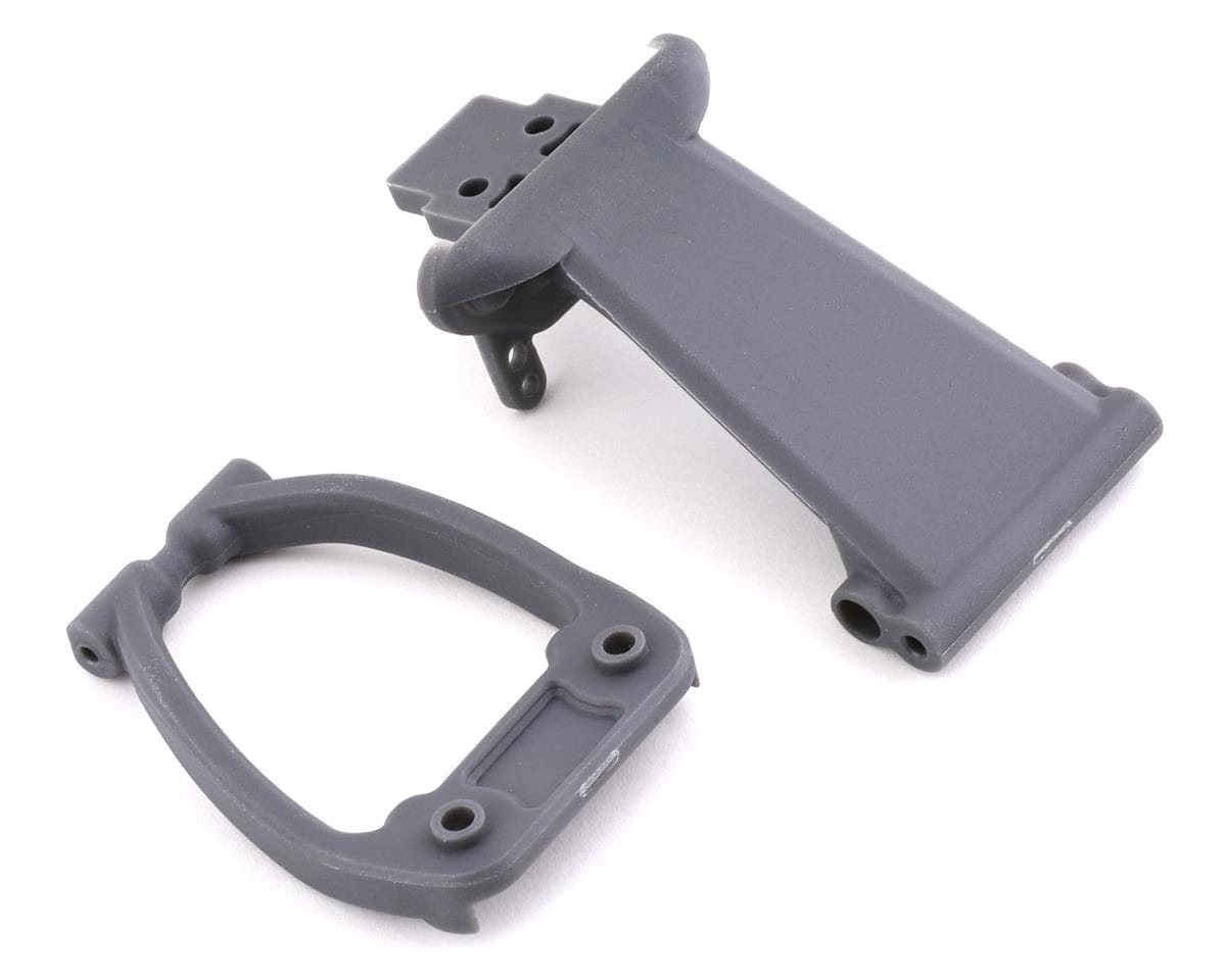 Losi Front Bumper Skid Plate and Support Grey Rock Rey - LOS231040