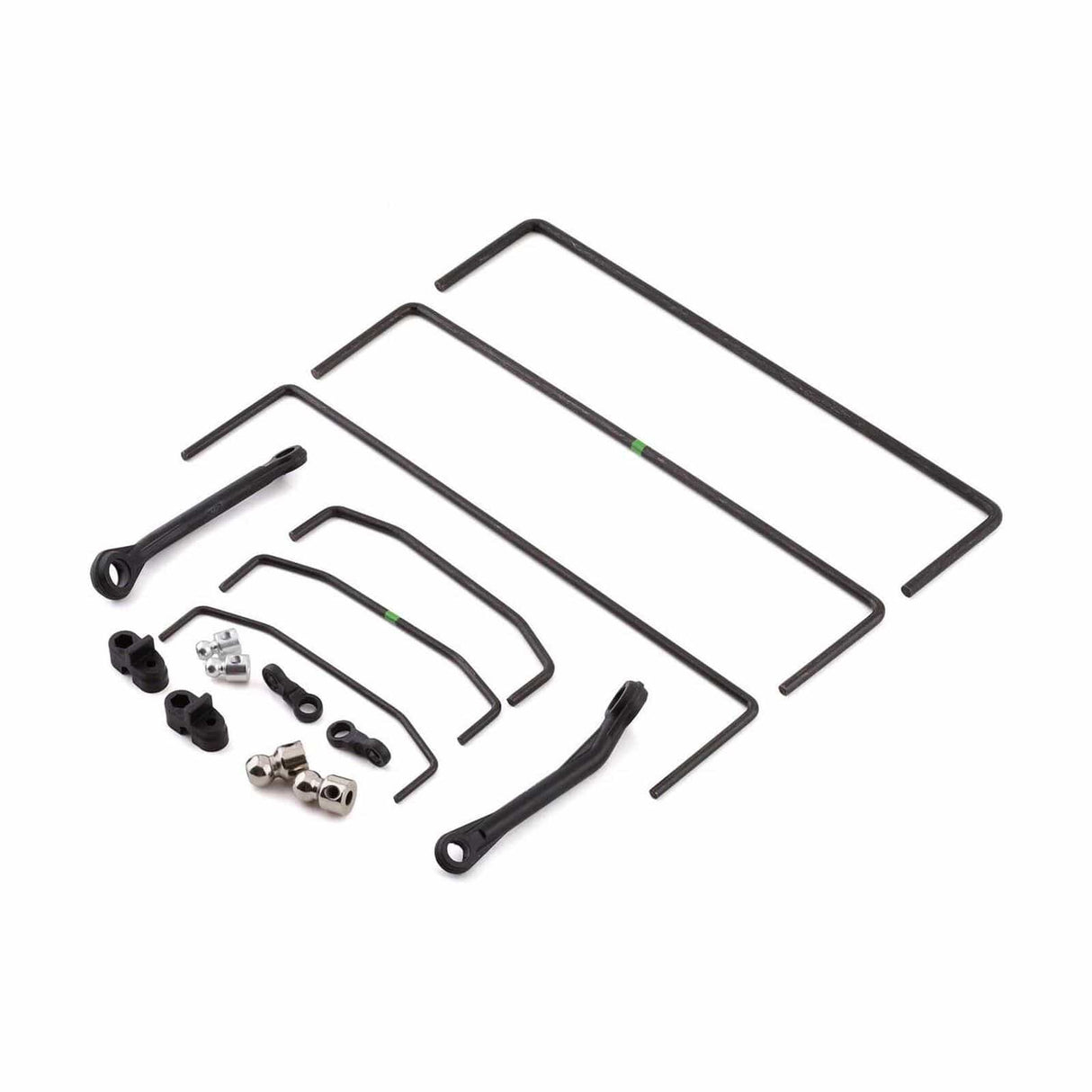 Losi Front and Rear Sway Bar Set, 3pcs, SBR 2.0 - LOS254068