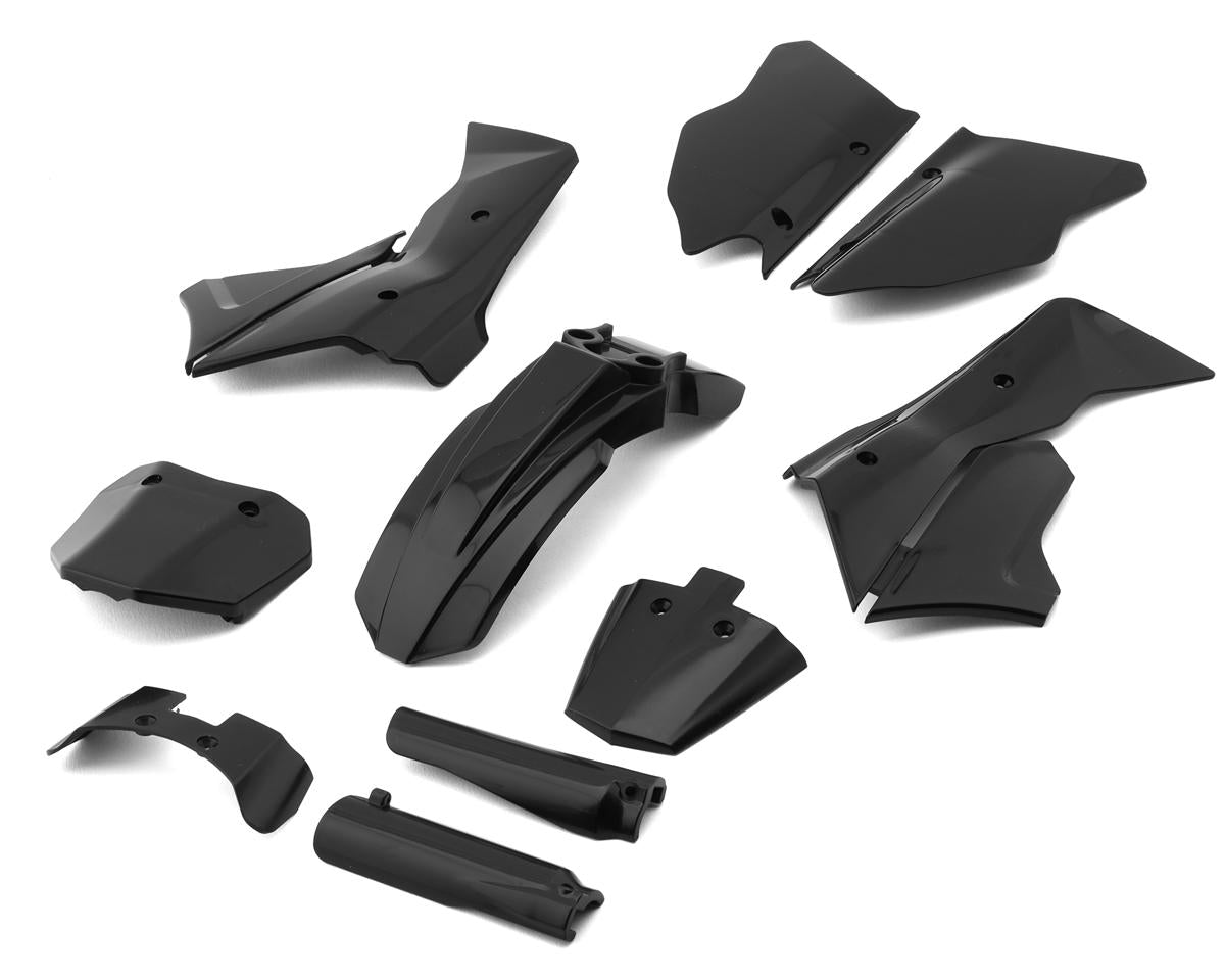 Losi Black Plastics with Wraps, ProMoto-MX/SM LOS260006