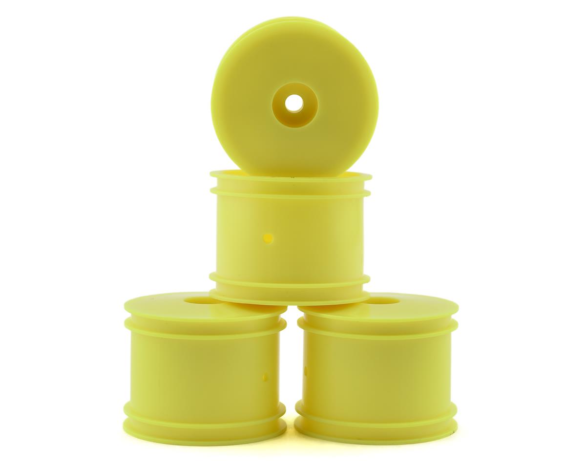 Losi Front and Rear Wheels, Yellow, 4pcs, Mini-T 2.0 LOS41011