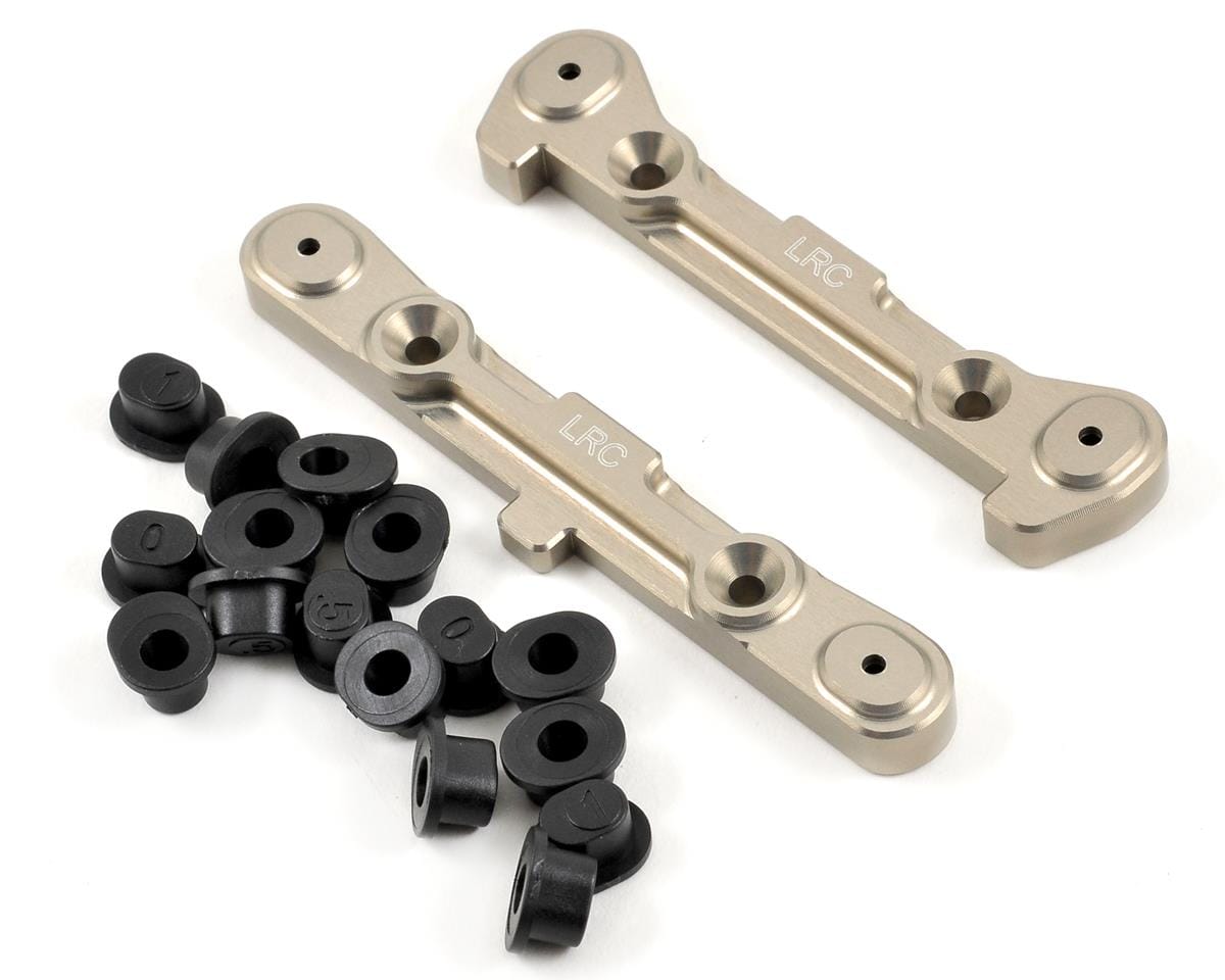 Losi LRC Adjustable Rear Hinge Pin Brace with Inserts, 8B/T 2.0 LOSA1759