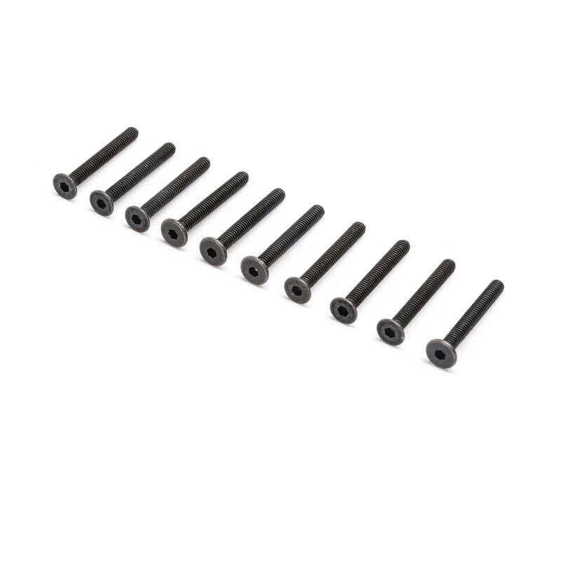 Losi LOS235037 M2.5 x 20mm Flat Head Screws, 10pcs