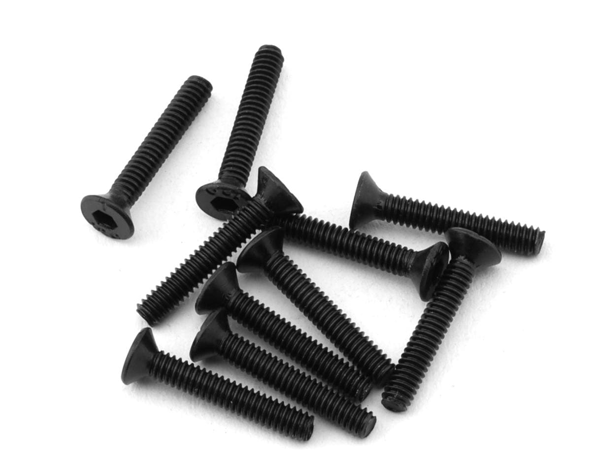 Losi M2x12mm Flat Head Screws, 10pcs - genuine Losi product LOS215003