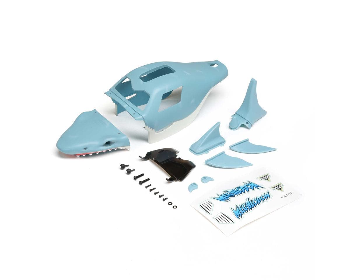 Losi Painted Body Set, Mini LMT Megalodon - LOS-2054