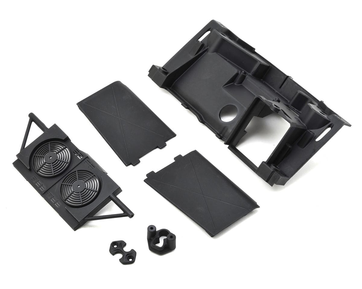 Losi Rear Bulkhead, Fan Panel and Mud Guards, Baja Rey LOS231005