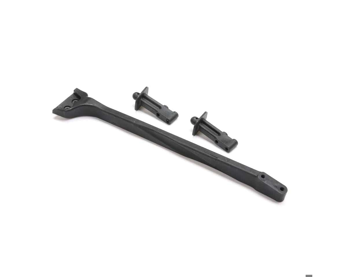 Losi Rear Chassis Brace, Front Body Posts, 8XTE RTR - genuine Losi product LOS-1436